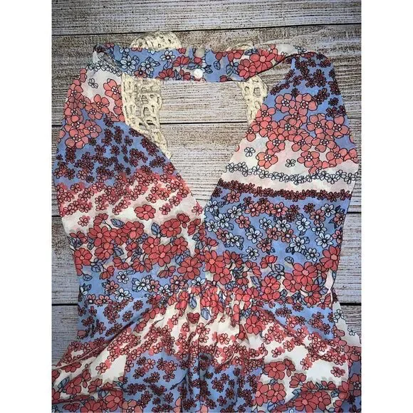 Forever XXI Floral Plunging Maxi Dress (Sm) - Picture 4 of 12